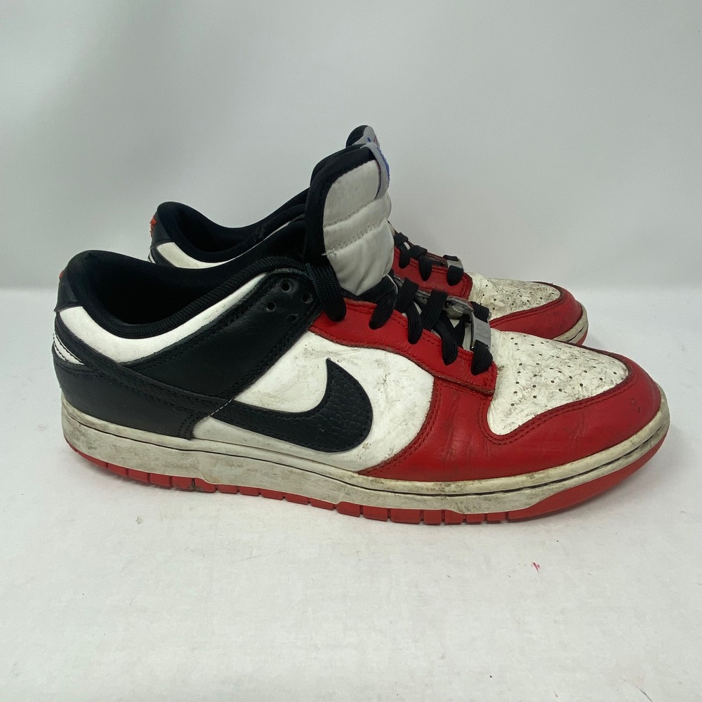 Nike Dunk Low EMB NBA 75th Anniversary Chicago Red Black DD3363-100 Mens 11